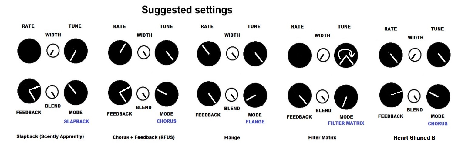 Echoflanger settings